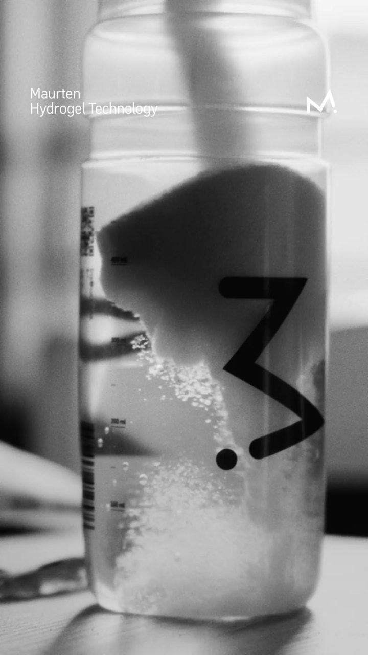 Maurten ad. Angle: Hydrogel technology built on research and athlete feedback