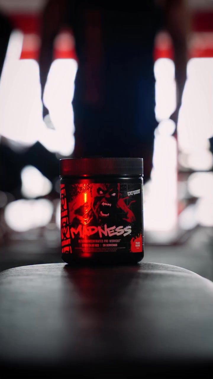 Mutant ad. Angle: Madness = energy + pump + focus