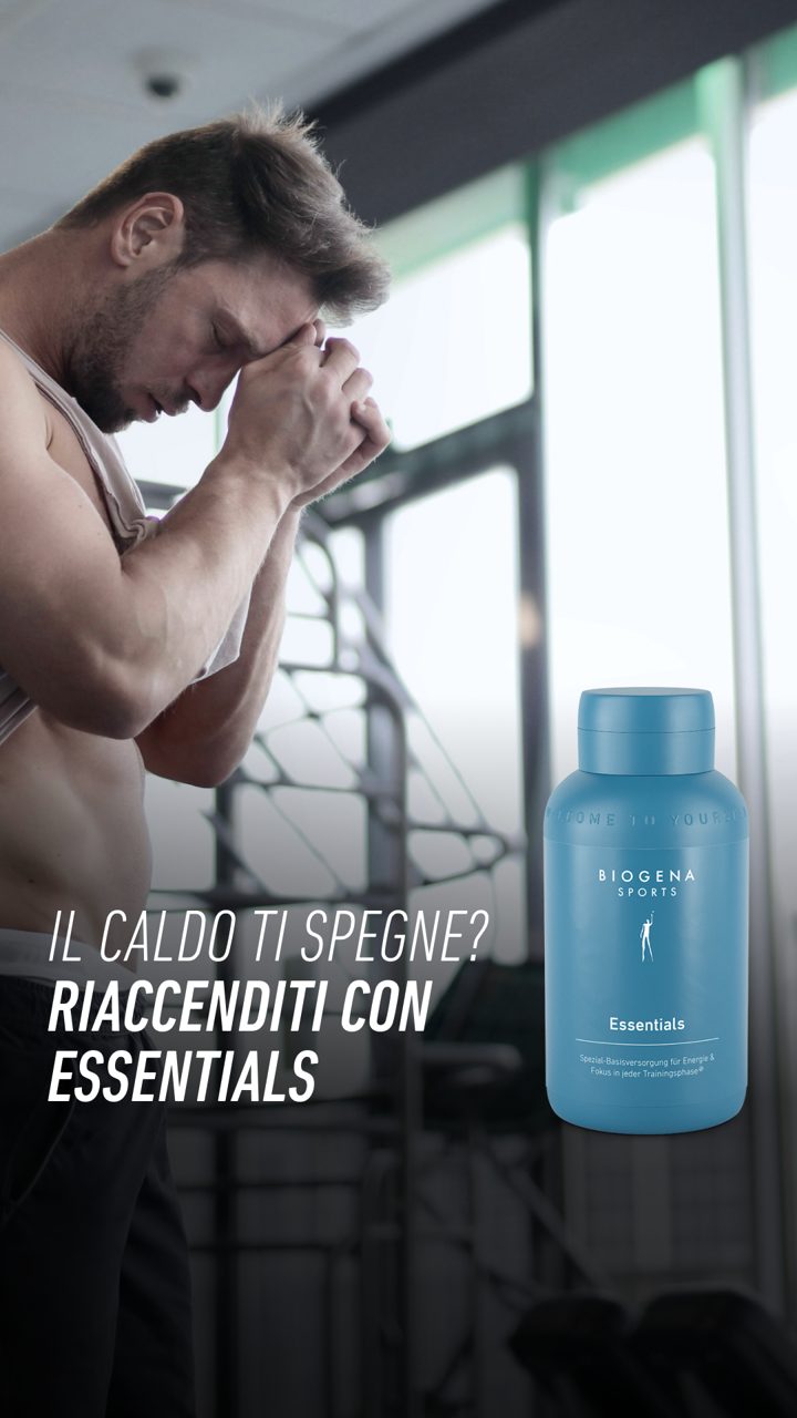 Biogena ad. Angle: Push to the limit, recover like a champion