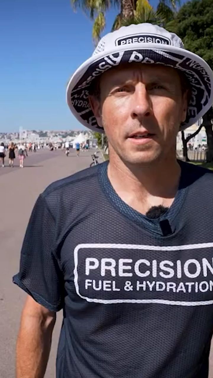 Precision Fuel & Hydration ad. Angle: Sometimes bigger is better: 300g of carbs in one bottle