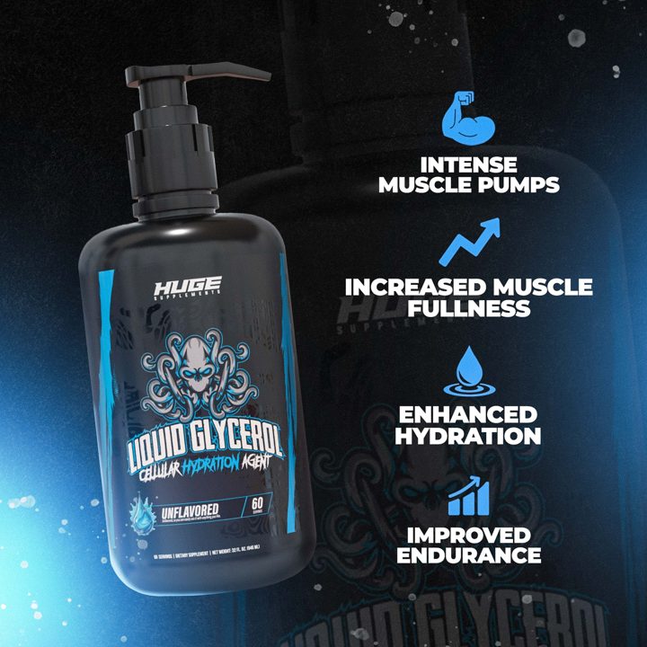Huge Supplements ad. Angle: Tired of chalky powders? Meet the liquid version