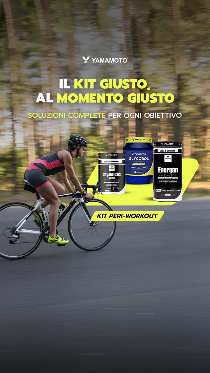 Yamamoto Nutrition ad. Angle: The right kit at the right moment of your workout