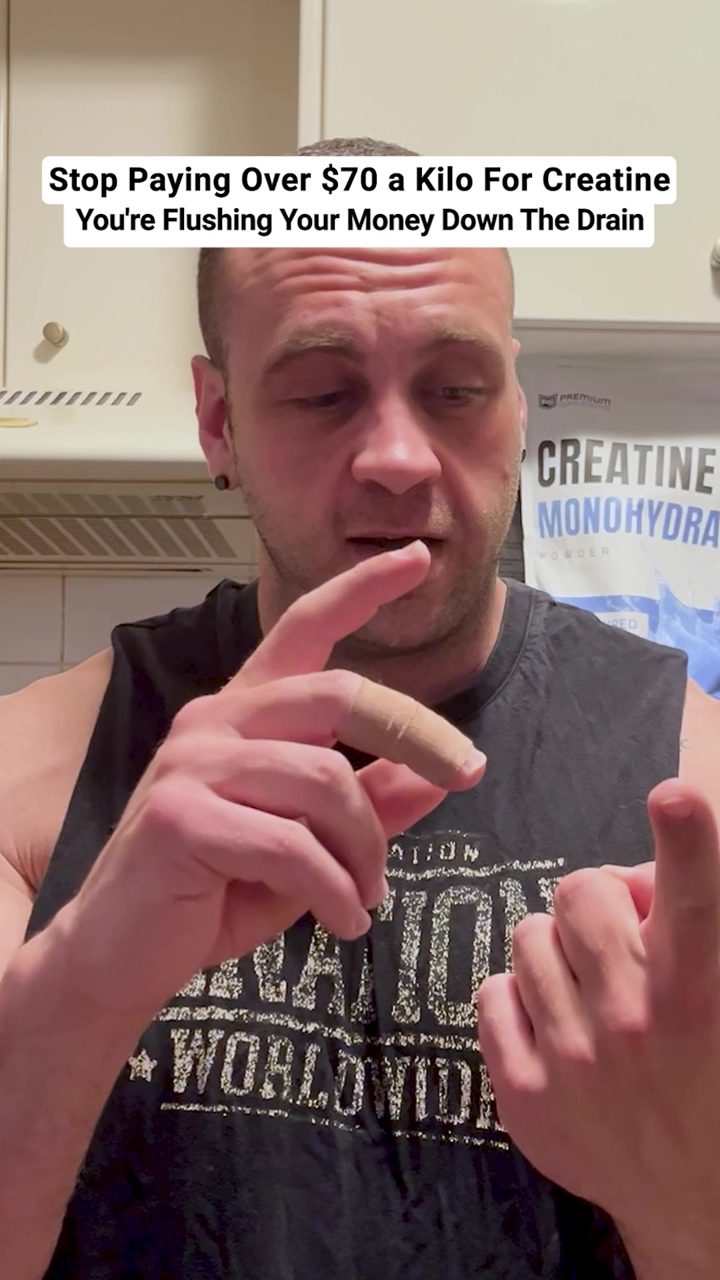 Premium Supps ad. Angle: Why pay $70 for creatine?