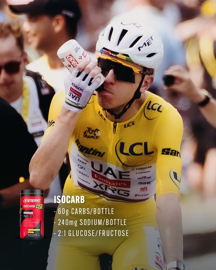 Nutri-bay ad. Angle: When intensity rises, nutrition can't be left to chance (Tour de France leader)