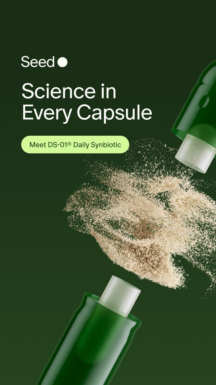 Seed ad. Angle: Raise your probiotic standards