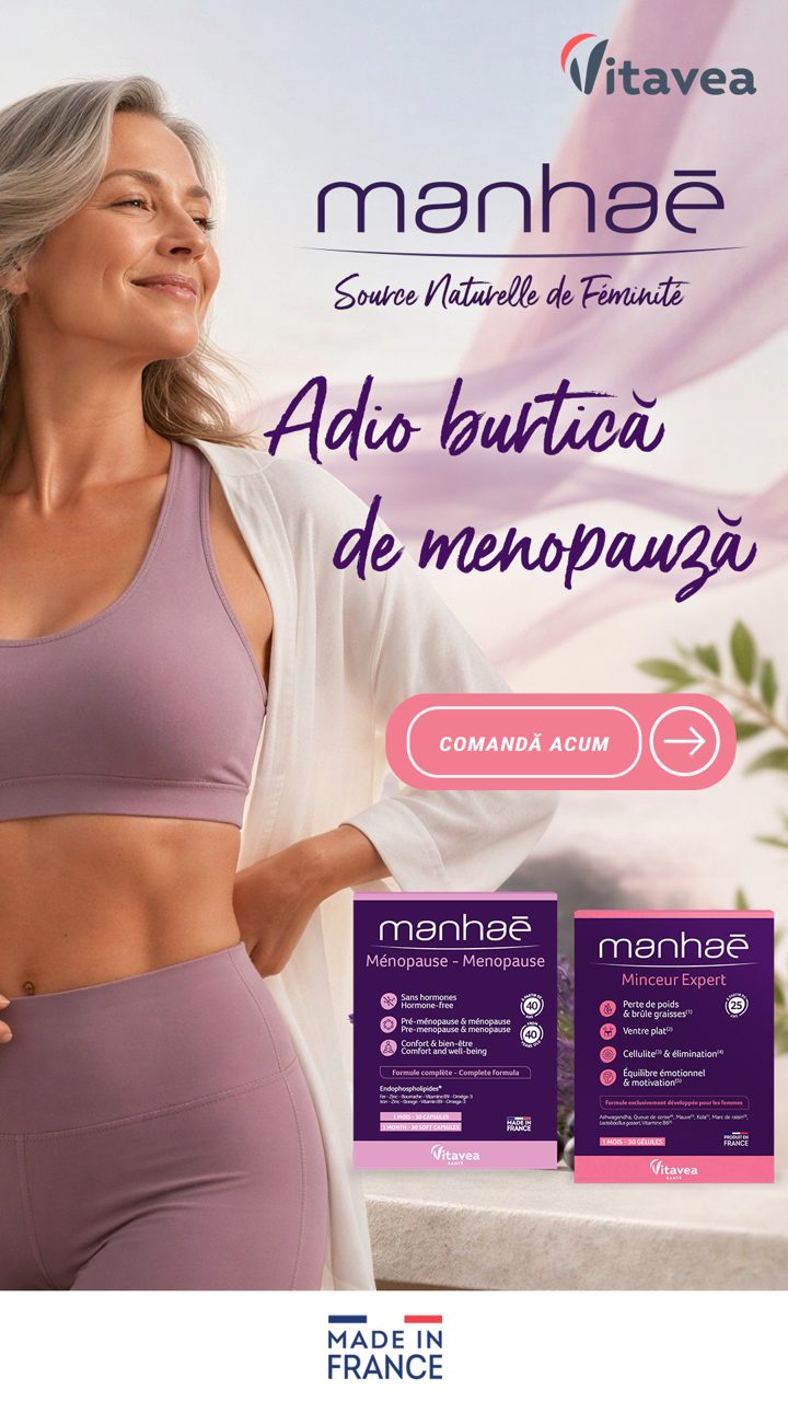 Vitavea ad. Angle: Goodbye, menopause belly