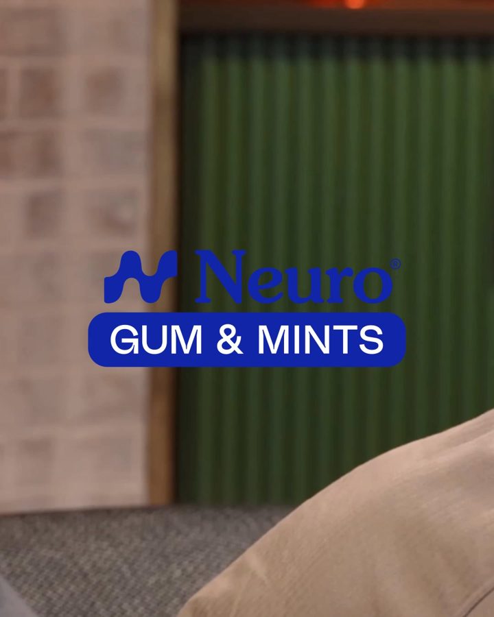 Neuro Gum ad. Angle: From foggy to locked in
