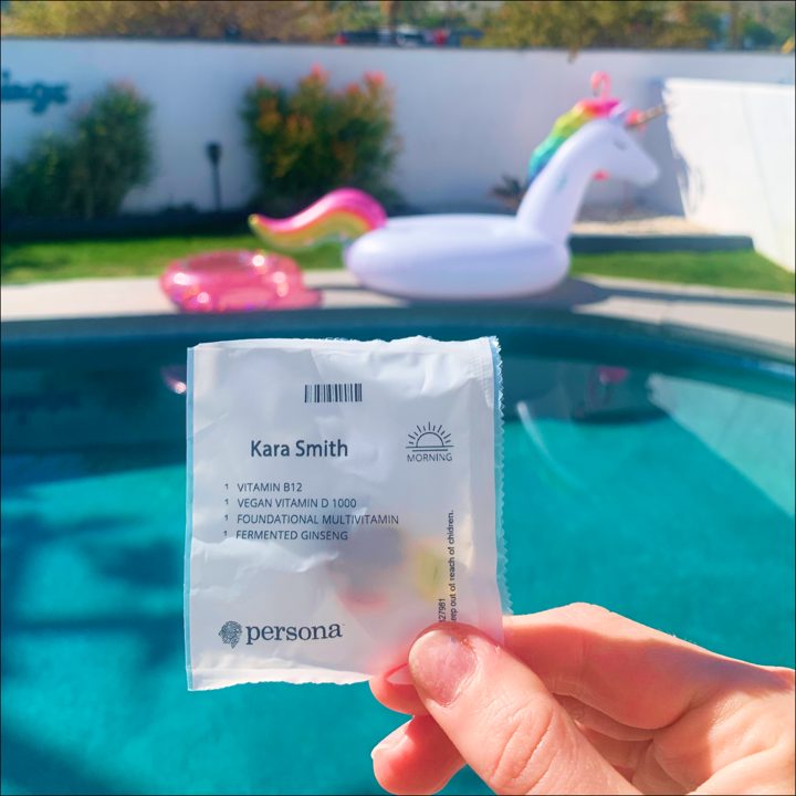 Persona Nutrition ad. Angle: Your vitamins, sorted into daily packs and delivered