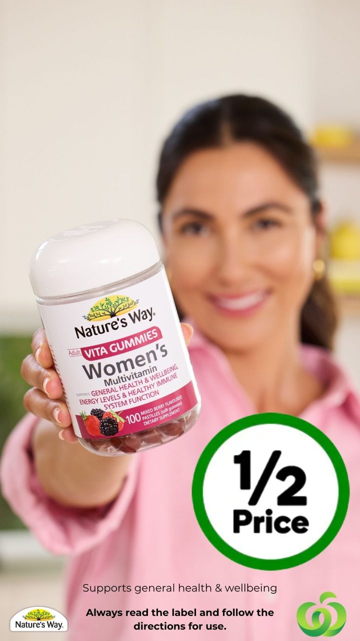 Nature's Way ad. Angle: A seriously good habit, made easy