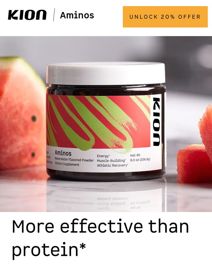 Kion ad. Angle: More effective than protein