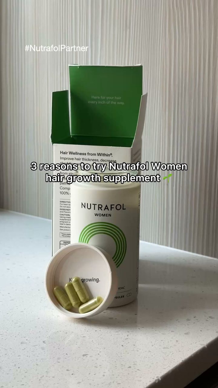 Nutrafol ad. Angle: You asked for it without biotin; we delivered