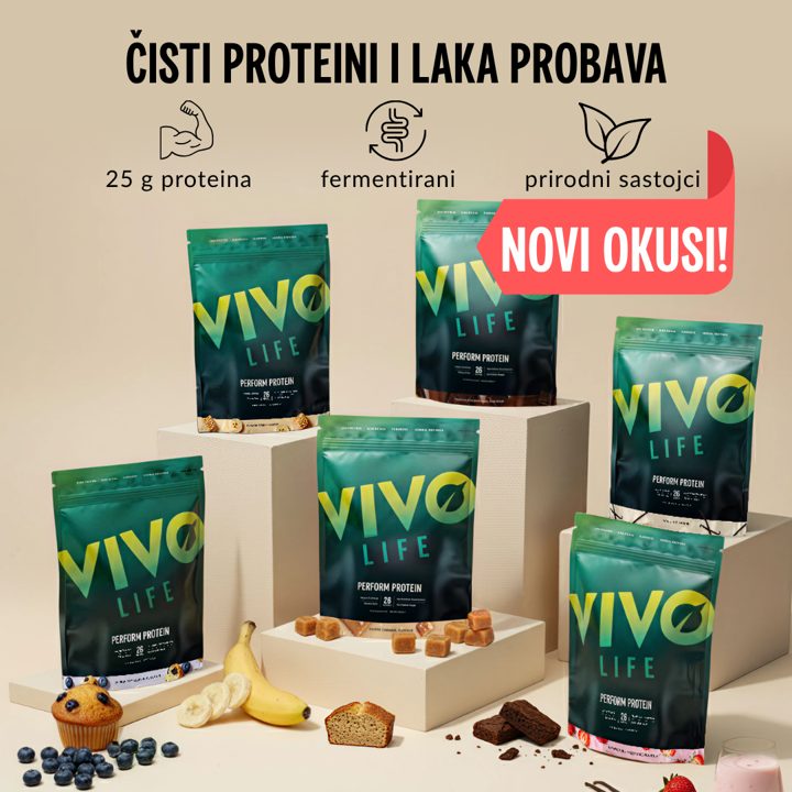 Vivo Life ad. Angle: Love protein but tired of bad taste?