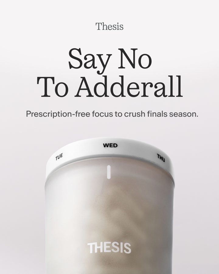Thesis ad. Angle: Say no to the prescription: focus without it