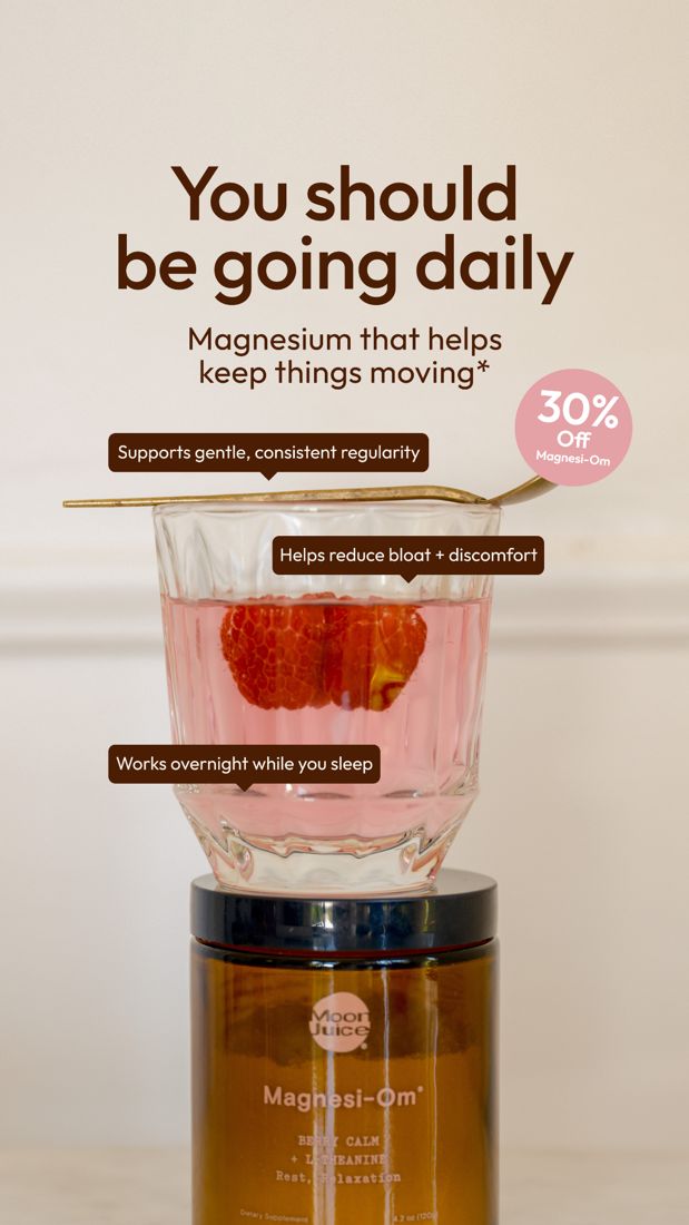 Moon Juice ad. Angle: Claim the original version of a viral trend