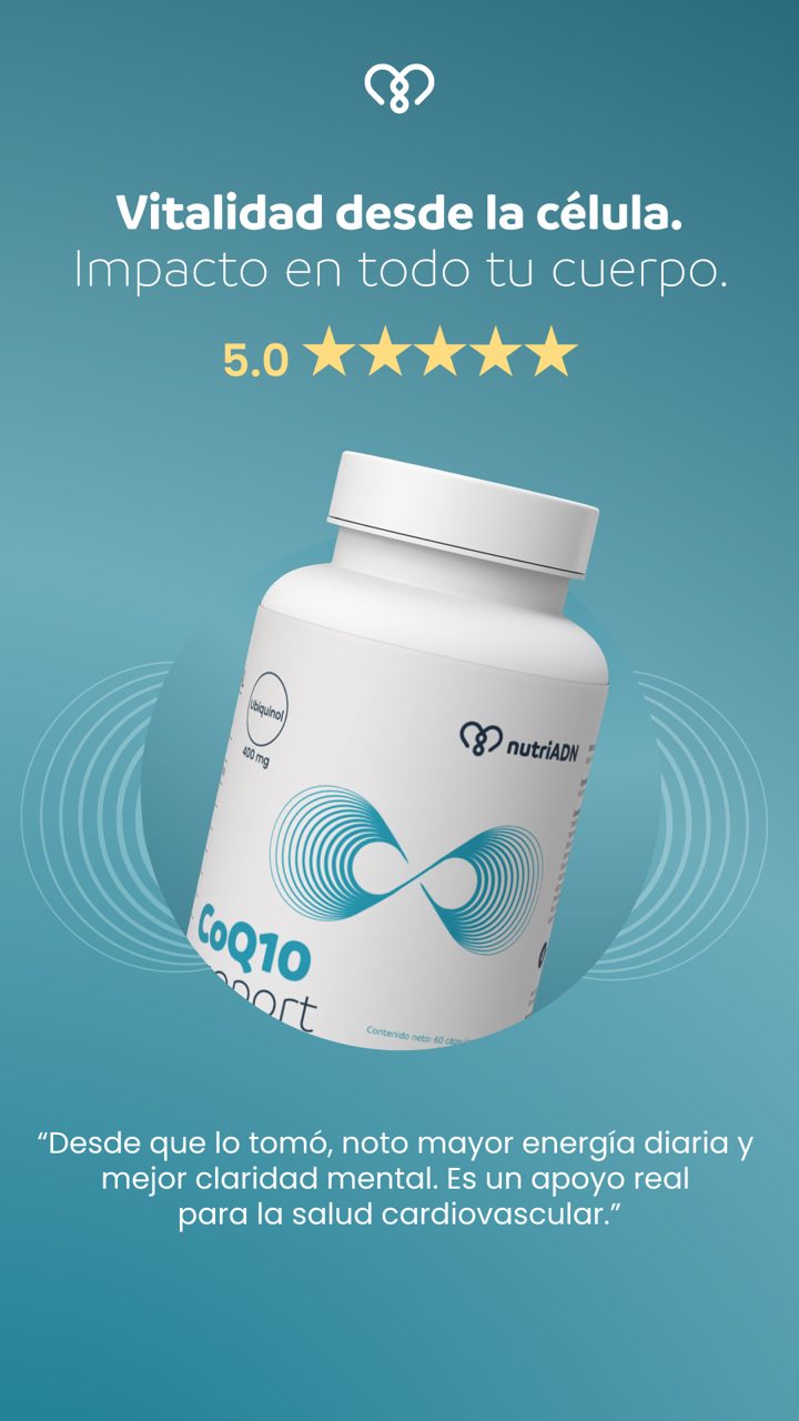 nutriADN ad. Angle: Vitality from the cell