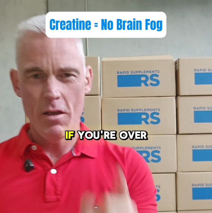 Rapid Supps ad. Angle: Brain fog is not ageing, it's hormones