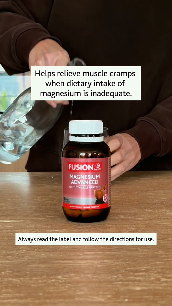 Fusion Health ad. Angle: Muscle cramps? When diet is not enough