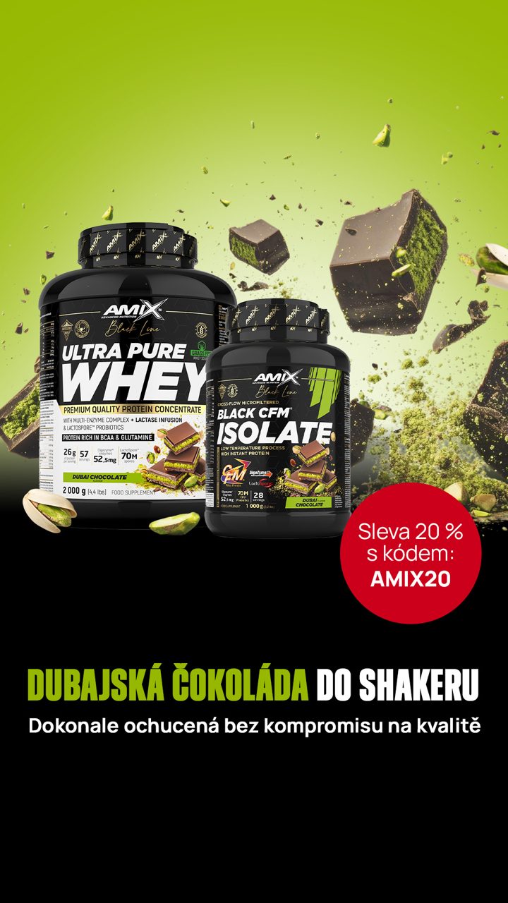 Amix Nutrition ad. Angle: A new dessert flavour for your whey