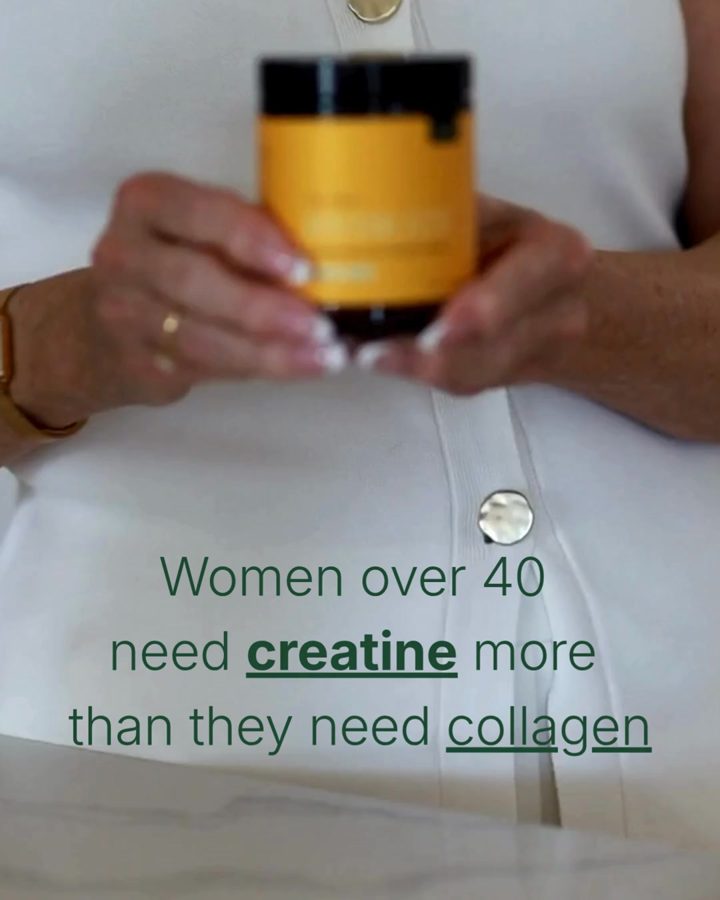 Lama Wellness ad. Angle: Women over 40 need creatine more than collagen