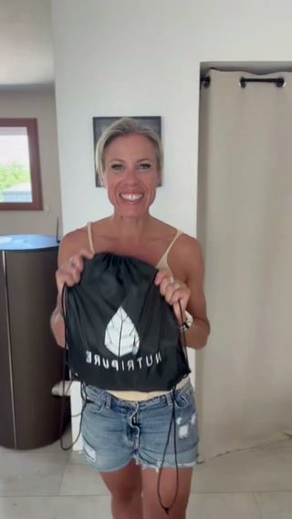 Nutripure ad. Angle: What's in this bag? A race-specific pack for my Étape du Tour