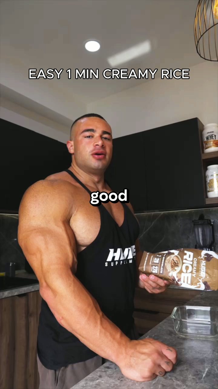 Huge Supplements ad. Angle: Watch an athlete turn it into his favourite meal