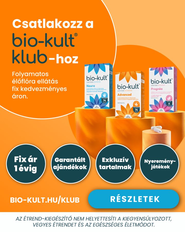Bio-Kult ad. Angle: A members club: fixed price for a year, guaranteed gifts, exclusive content