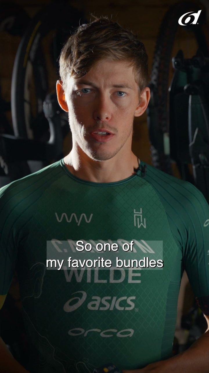 6d Sports Nutrition ad. Angle: World champion: my favourite bundle, up to 45 g carbs, six flavours