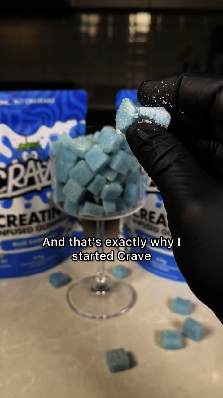 Crave ad. Angle: Other creatine gummies? Lab tests say otherwise