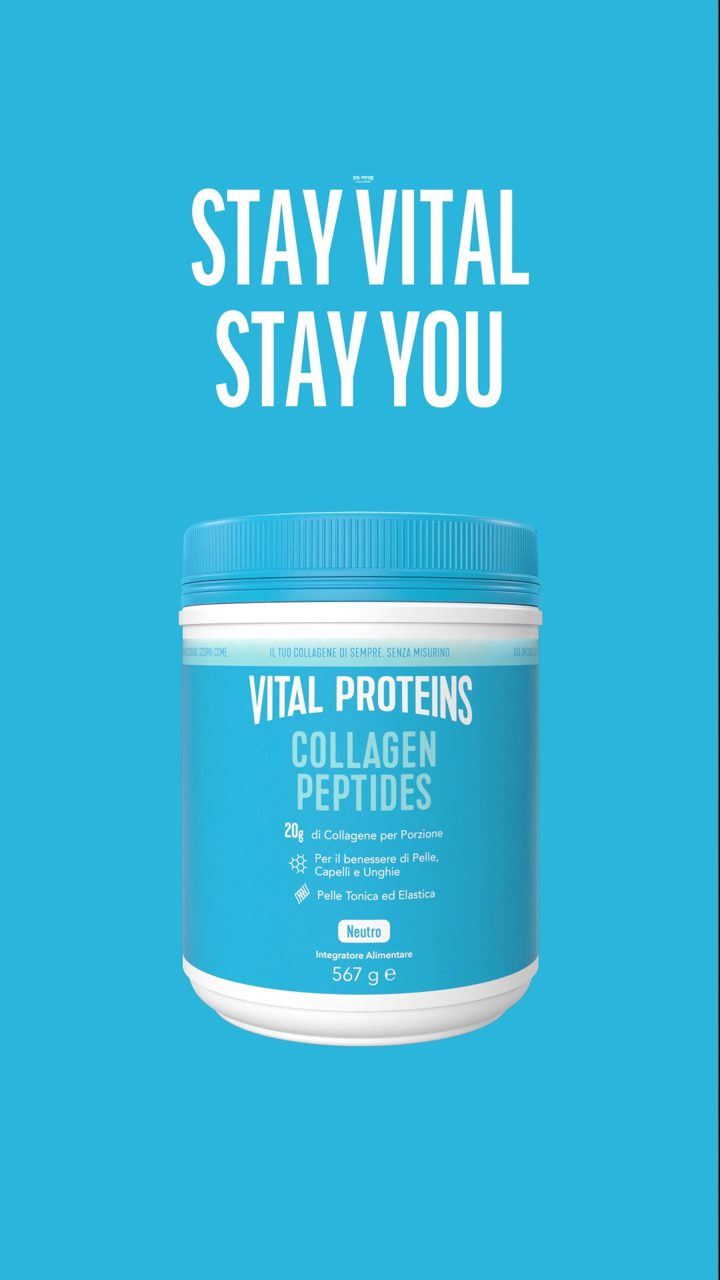 Vital Proteins ad. Angle: Add collagen to your daily smoothie