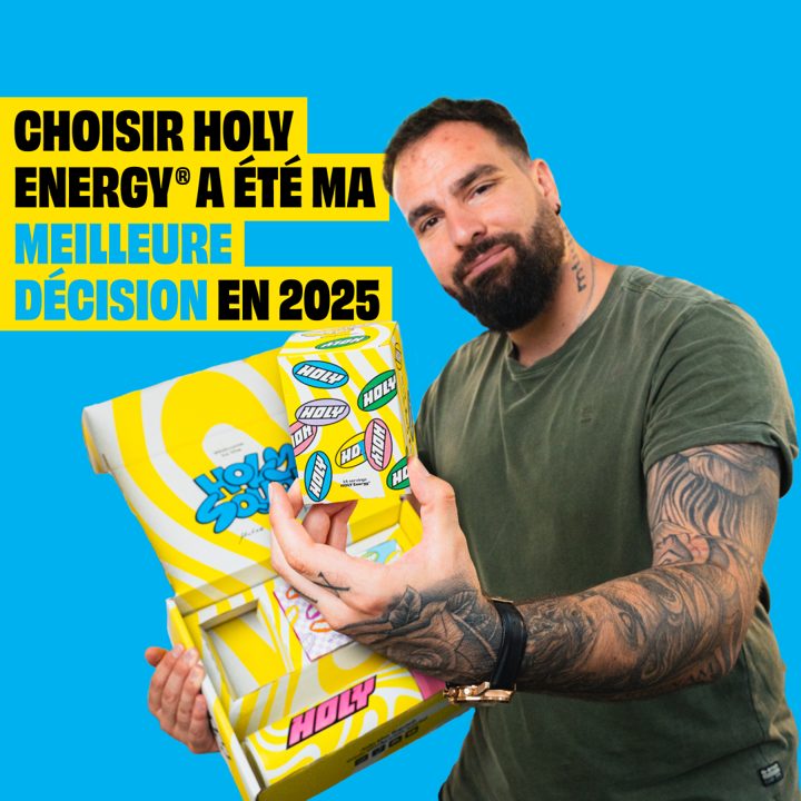 Holy Energy ad. Angle: Choosing this was my best decision of the year