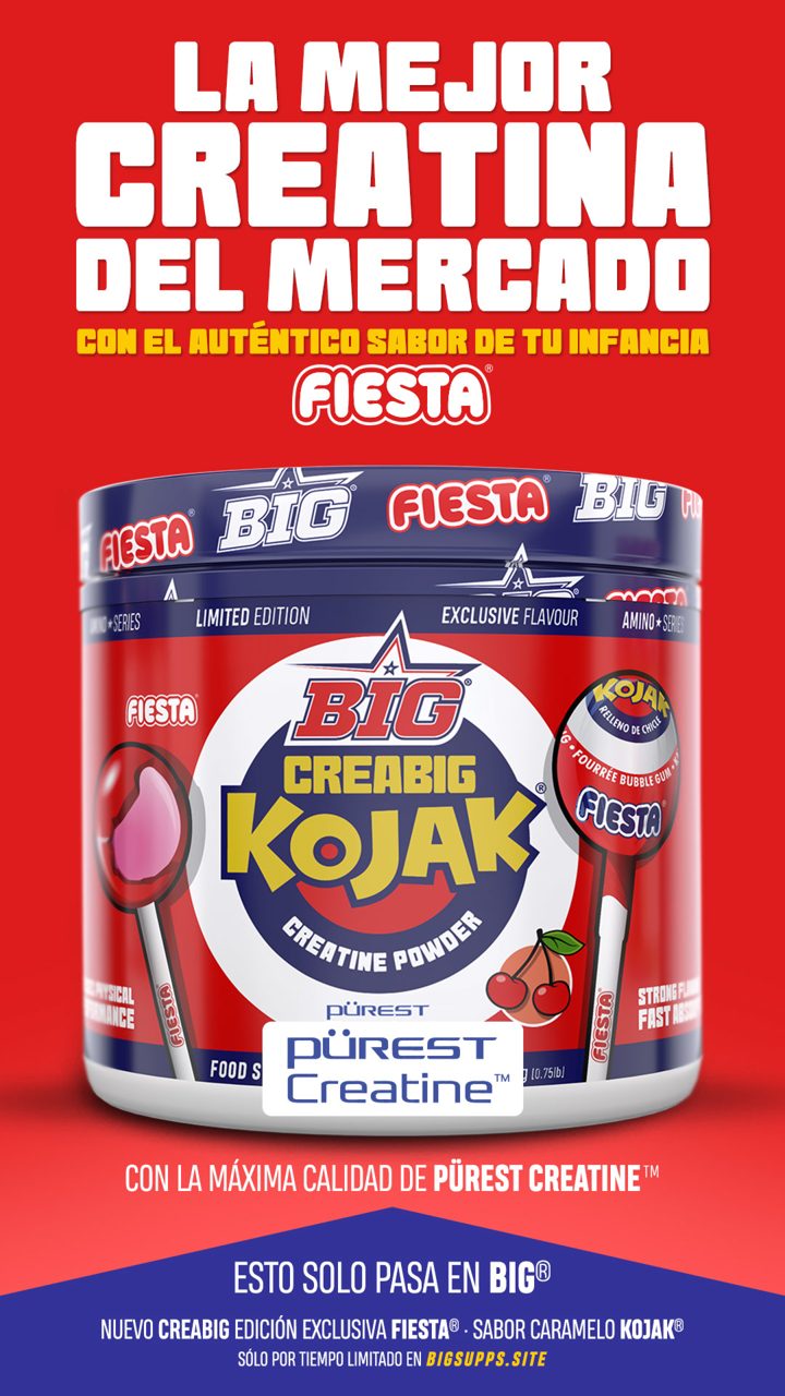 BIG SUPPS ad. Angle: The creatine that tastes like your childhood