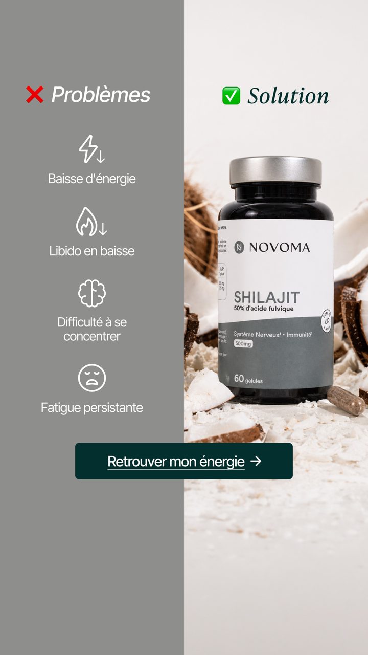 Novoma ad. Angle: Problem vs solution: the energy boost without the crash