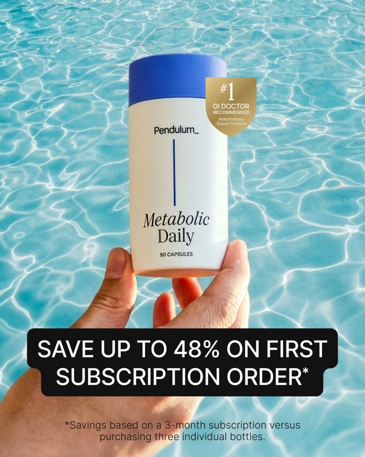 Pendulum ad. Angle: Most probiotics don't have this