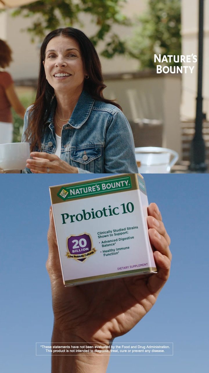 Nature's Bounty ad. Angle: Your digestive system plays a key role in immune health