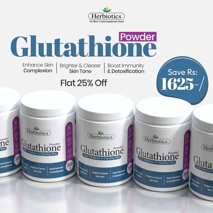 Herbiotics ad. Angle: Want to glow? Then you need the right supplement