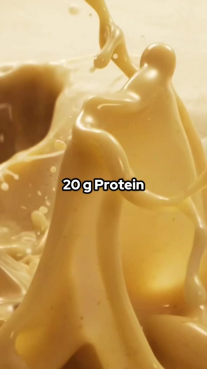 Bulk ad. Angle: A slow-motion pour that sells the protein