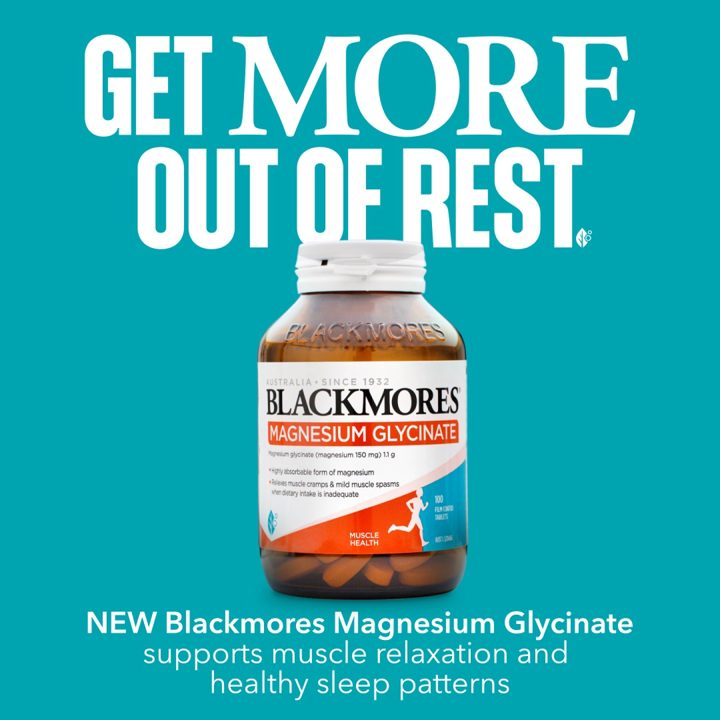 Blackmores ad. Angle: Make the switch to a better-absorbed magnesium than oxide