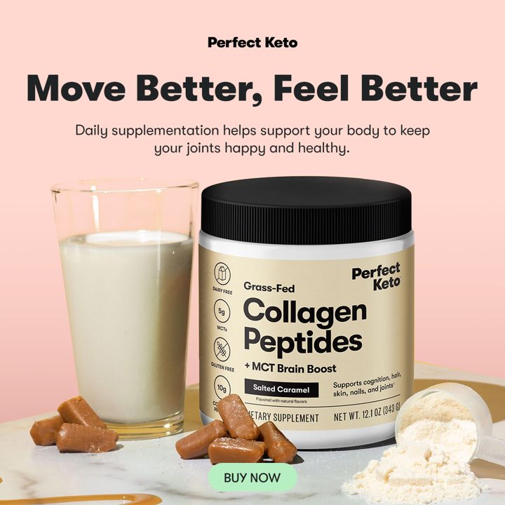 Perfect Keto ad. Angle: Move better, feel better