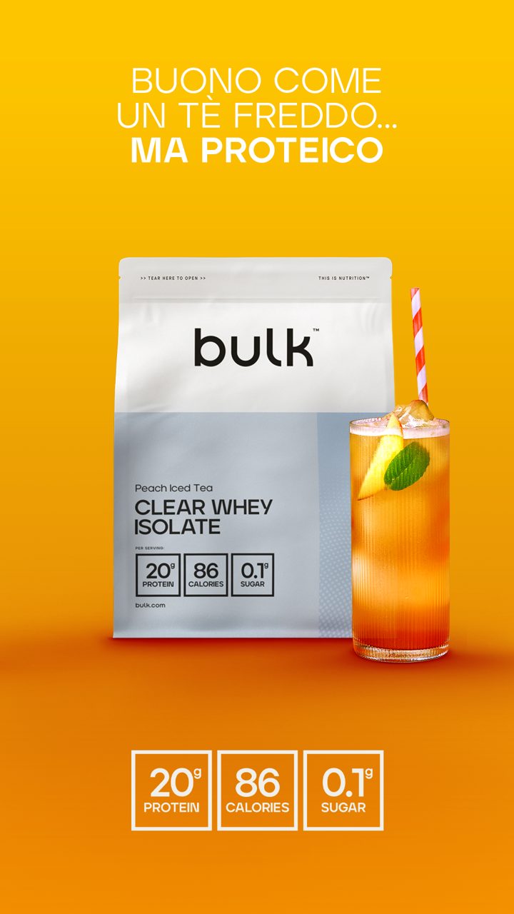 Bulk ad. Angle: The ultimate post-workout drink