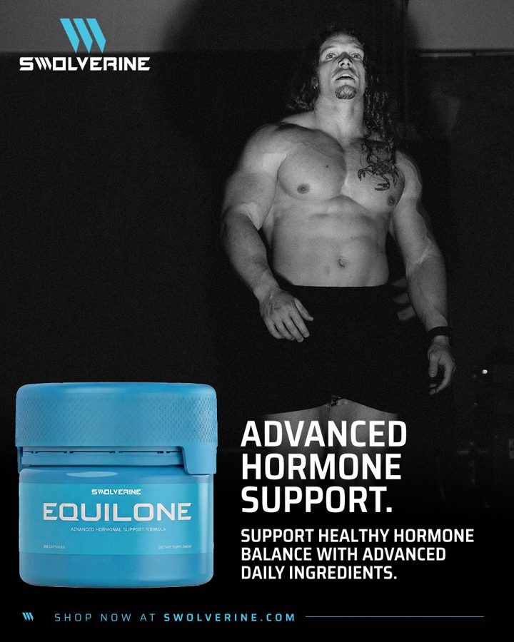 Swolverine ad. Angle: Advanced hormone support for men who train hard