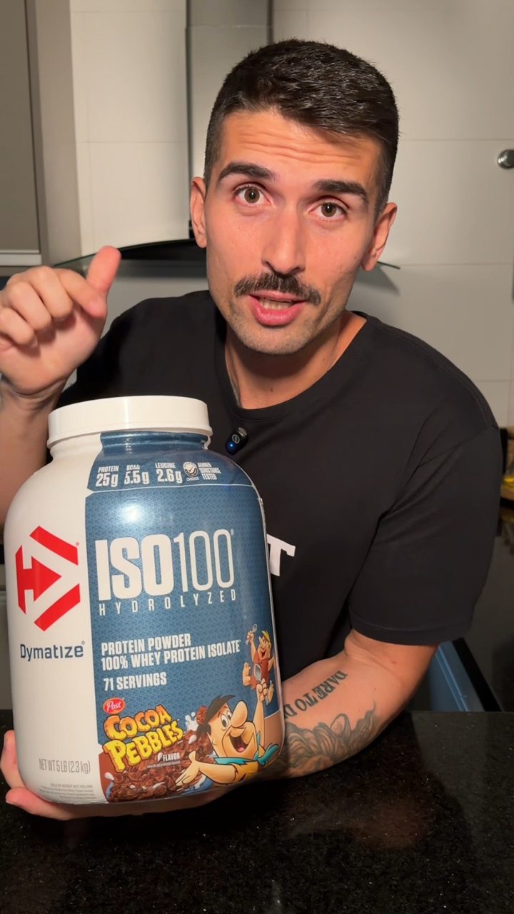 Dymatize ad. Angle: Not all whey is equal: the difference starts before your shake