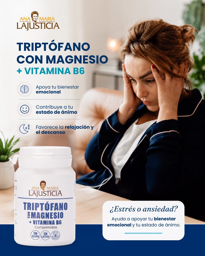 Ana Maria Lajusticia ad. Angle: Stress or anxiety? A mineral answer