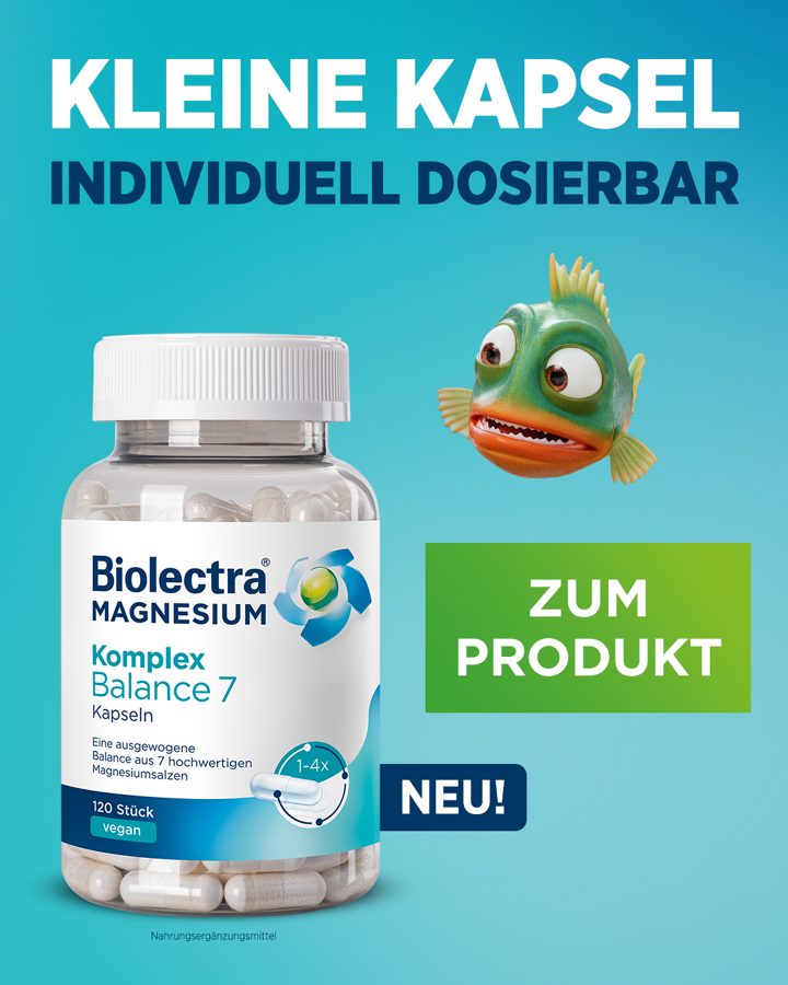 Biolectra ad. Angle: Small capsule, dose it your way
