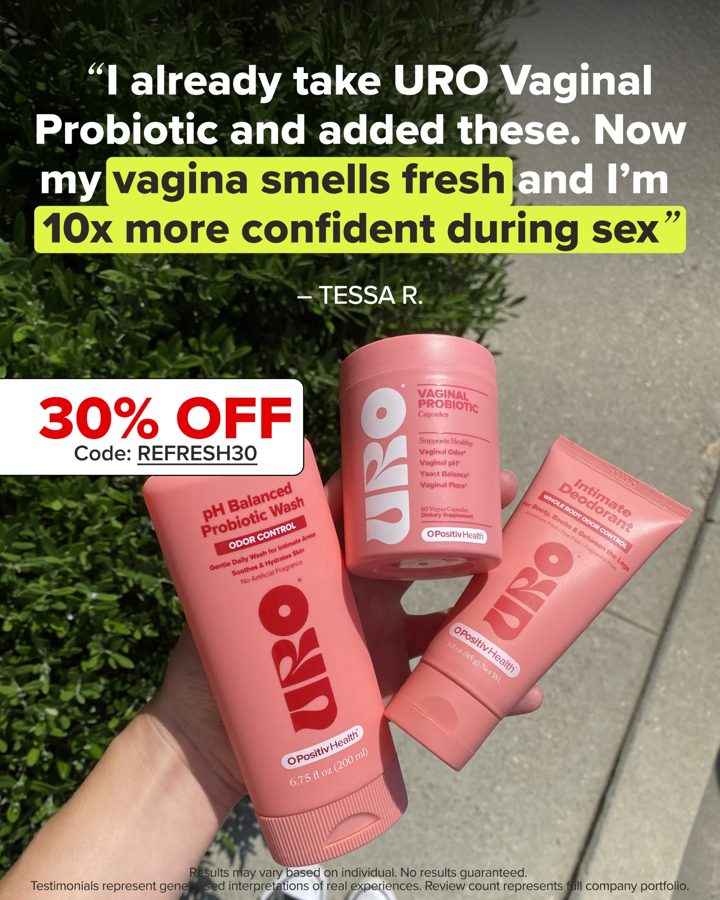 O Positiv ad. Angle: Intimate freshness, inside and out