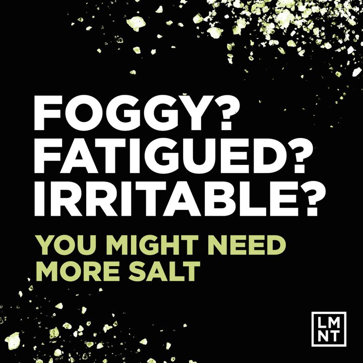 LMNT ad. Angle: Symptoms they'd never link to your ingredient