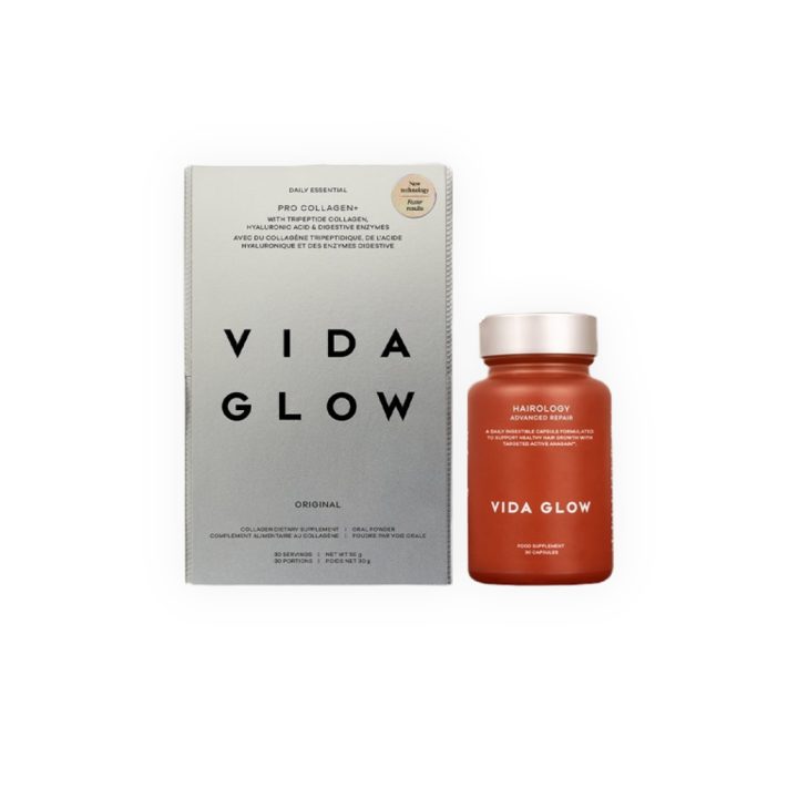 Vida Glow ad. Angle: Award-winning, clinically proven duo