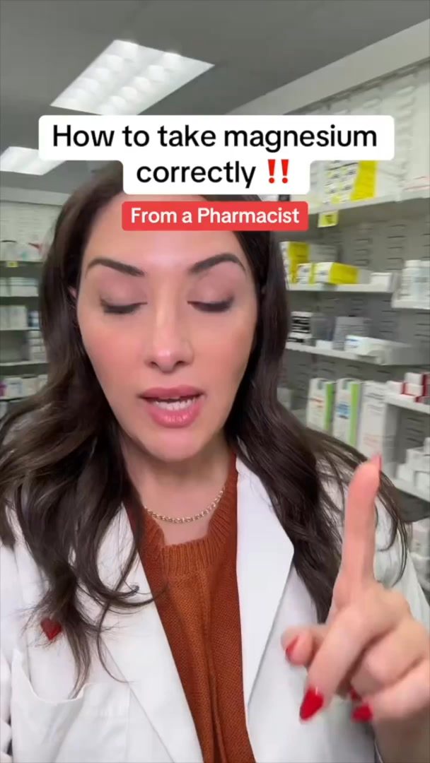 Envitamin ad. Angle: A pharmacist on how to take magnesium correctly