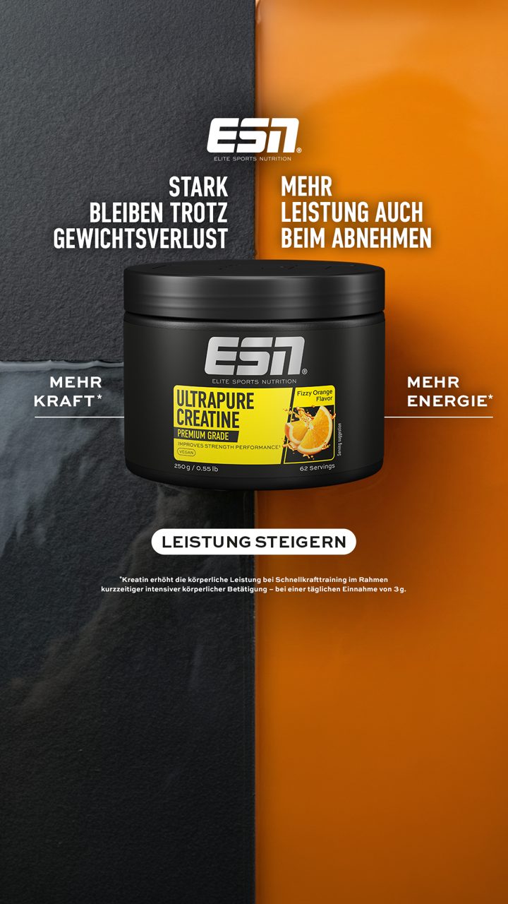 ESN ad. Angle: Lose weight without losing strength