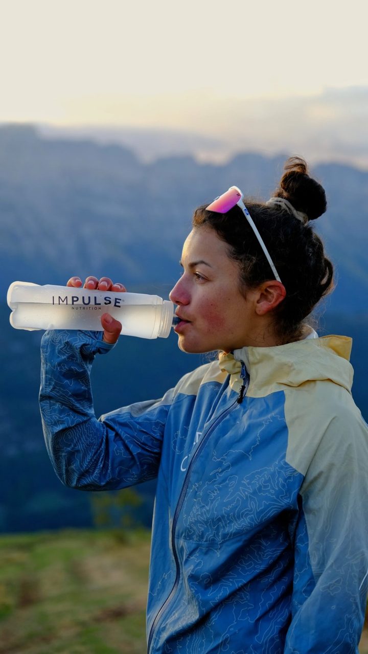 Impulse Nutrition ad. Angle: Trail runner: a new adventure with a made-in-France brand