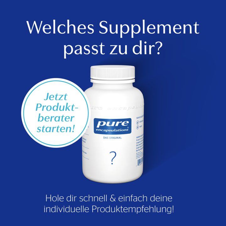 Pure Encapsulations ad. Angle: Unsure? Our product advisor helps